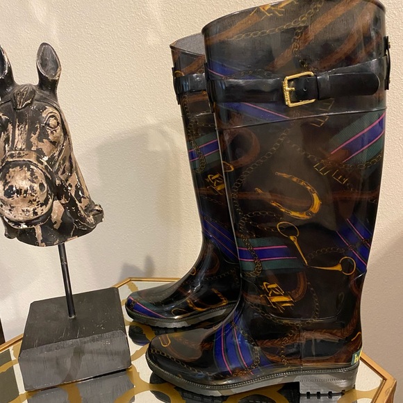 Ralph Lauren Rossalyn rain boots - Picture 3 of 3